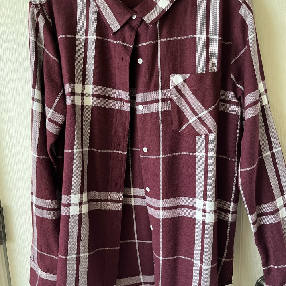 UG Apparel Womens Cotton Flannel, Large - Picture 4 of 8